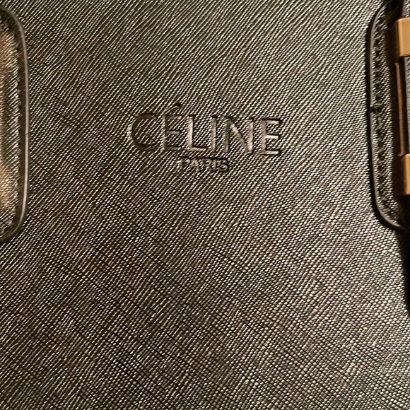NWOT DESIGNER INSPIRED CELINE sturdy black satchel handbag - Picture 14 of 14